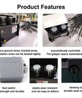 Qugurlid Automatic Wire Twisting Machine High Speed Cable Cutting And Stripping Tool Efficient Wire Peeling Equipment Low Noise Foot switch and pneumatic features.