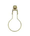 Clip On Lamp Shade Clip Adapter With Finial Top Gold For Washer Type Shades Universal Fit No Harp Needed Easy No Fuss Install And Secure Shade