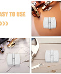 Self Closing Stainless Steel Door Hinges With Detachable Privacy Design For Public Restrooms on metal surfaces
