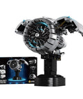 Turbofan Jet Engine Building Brick Set That Really Runs, 1813 Pieces to Build Your Own MOC Engine displayed with packaging.