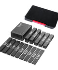 Pro Grade Aluminum Setup Block Kit For Woodworking, 15 Piece Gauge Block Set With Storage Box, Ultra Precise 0.001 Inch Tolerance