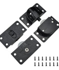 Two Sets Sliding Door Rollers Pulleys With Silent Nylon Wheels For Cabinet Wardrobe Screen Doors Closet Sliding Doors Black Finish