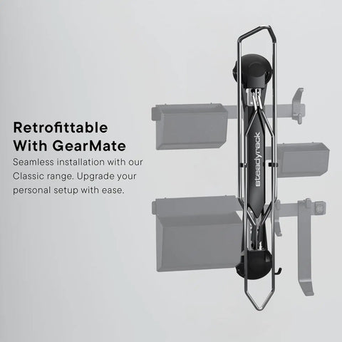 Heavy Duty Wall Mounted Bike Rack For Mountain Bikes No Lift Easy Rear Wheel Loading Space Saving Garage Storage Solution With Mounted GearMate
