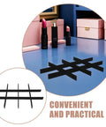 Keep That Bling Secure With Adjustable 12 Grid Velvet Jewelry Dividers And Soft Insert Liners For Straight Up Tidy Accessory Storage In Every Vanity Drawer, black fabric dividers on blue surface.