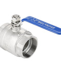 2 Inch 304 Stainless Steel Ball Valve Featuring An Isolated Sealing Surface And Female Thread Full Port Configuration for water systems.