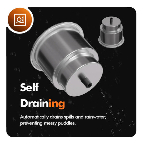Four Pack Boat Cup Holders 316 Stainless Steel Marine Grade Drink Holders With Drain For Boat RV Camper Dual Stage Design