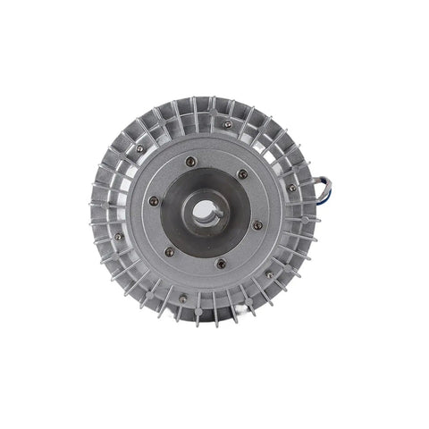 External Rotation Hollow Shaft Magnetic Powder Brake With External Suction Cup 10kg Capacity, front view of industrial brake