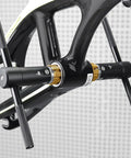 Bottom Bracket Tapping Tool Set For Bike Frames, Pro Grade Aluminum Alloy Taps 1.37x24 Right And Left Hand on bike frame