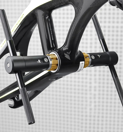 Bottom Bracket Tapping Tool Set For Bike Frames, Pro Grade Aluminum Alloy Taps 1.37x24 Right And Left Hand on bike frame
