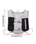 Hydration Backpack For Hiking And Trekking, Outdoor Waterproof Gear, adjustable size, with front pockets, unisex design.