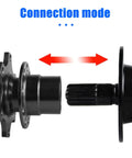 Slick Black Anodized Aluminum Steering Wheel Quick Release Hub And Six Hole Racing Adapter Kit showing connection mode detailing fitment.