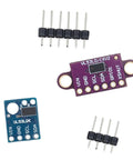 Top Shelf Vl530x Time Of Flight Laser Range Finder Breakout Module Purple Pcb Board I2c Interface and connectors displayed