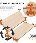 Spray Paint Rack Set for Doors and Cabinets, Interlocking Drying Racks with rotating design for easy stacking and painting, 8 piece kit.