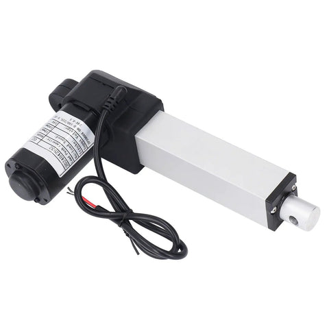 24V DC Electric Linear Actuator 800N With 100mm Stroke And End Limit Switch Rugged Aluminum Tube Frame ABS Connectors Built To Last Yet Smooth Linear Motion For DIY Projects And Industrial Automation