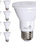 8 Pack Dimmable PAR20 LED Bulbs 3000K Soft White, 90 Plus CRI, 5.5W Equal 50W to 75W Incandescent, E26 Base showcased