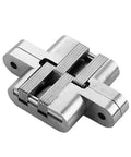Concealed Cross Hinges For Folding Doors 180 Degree Zinc Alloy Invisible Hinge Set Durable Hidden Door Hardware 13 60mm