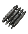Damaged Screw Remover Kit 4 Piece HSS Drill Bit Extractor Set For Stripped Screws Bolts Nuts And Hex Fasteners No More Stripped Screws