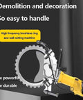 Beefy 8000W Electric Concrete Circular Saw Wall Chaser Ring Cutter handles thick walls with 290MM depth cut and easy grip.