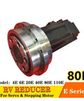 Badass Precision Cycloidal Pinwheel RV Reducer 220BX Gearbox featuring drop in ready design with 1Kw servo motor for heavy duty industrial robot assemblies and custom flange builds, model 80E.