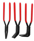 Heavy Duty Metal Bending Pliers with straight, 45, 90-degree jaws, red handles, and 2.36-inch wide jaws for HVAC and auto body