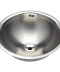 420 Dual-Mount Stainless Steel Lavatory Sink, 16-1/4 Inch, Brushed-Satin Finish, Scratch-Resistant 304-Grade, Heavy-Duty 18-Gauge Basin