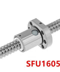 Workhorse Linear Motion Guide With Ball Screw SFU1605 SFS SFK Series For CNC Machines And Automation Includes Support BKBF10 12 15 17 20, SFU1605 ball screw assembly