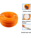 Heavy Duty 30 Ft EV Charging Wire Silicone Multi Core Cable High Voltage Shielded Tinned Copper for Electric Rides, displayed coiled.