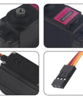 MG996R Six Pack High Speed 180 Degree Digital Servo Motors with connectors and gears, ideal for RC cars, robots, boats, and helicopters.