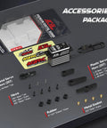 Badass Waterproof Brushless RC Servo Motor 50Kg Programmable Winch accessories, including servo horns, screws, and gaskets.