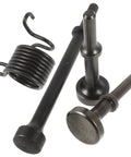 Heavy Duty Pneumatic Air Hammer Chisel Set With Drill Bits, Drift Pin, Punch And Rivet Tool Kit components close-up view