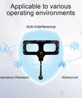 Three In One Passive Directional Antenna 5dBi For 2.4GHz 915MHz 868MHz RC Transmitters FPV Drones Remote Controllers And RF Modules SMA Male Connector displayed with environmental features.