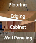 Applications of Tongue And Groove Router Bit Set With 45 Degree Lock Miter Bit One Quarter Inch Shank for wood flooring and paneling
