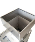 Interior view of stainless steel container for Automatic Stainless Steel Powder Filling Machine Fits Coffee Beans Tea Seeds Nuts And Rice.