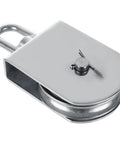 Heavy Duty Single Pulley Block With Swivel For Lifting Ropes 3300 Lbs Capacity Stainless Steel Roller Pulley Block For Hoisting