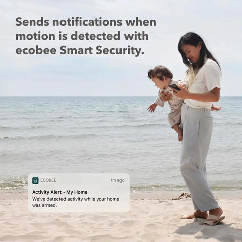 SmartSensor 2-Pack for Temperature and Occupancy Detection, Keeps Rooms Cozy by Relaying True Room Temp to Your Thermostat Up to 60 Feet Through Walls, Hands-Free Auto-Adjusts Temperature, Real-Time Occupancy Awareness, Simple Smart Home Upgrade on beach
