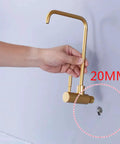 AOXHUGB Faucet Tap Drinking Water Faucet Kitchen Sink Stainless Steel 1/4,200Mm (A 200MM) held with mounting detail.
