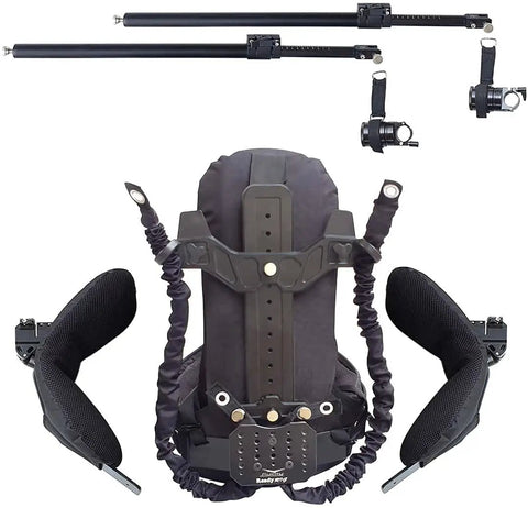 Flexi Pro Gimbal Vest Stabilization System For 3-Axis Rigs Up To 40lb Payload with ergonomic comfort vest and adjustable support arms.