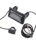 Top Tier S966 Color LCD Display For 24-72V E Bikes With Real Time Speed Power And Temp Monitoring To Upgrade Your Ride Game Today, black ABS with cable and thumb buttons