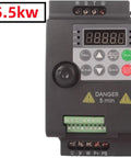 380V Budget-Friendly VFD Variable Frequency Drive Inverter For Motors, Plug-and-Play 0.75KW To 5.5KW Speed Controller, Energy Saving CPLD Inverter, Industrial Motor Control, 310-5.5KW Compatible, 5.5kw front view