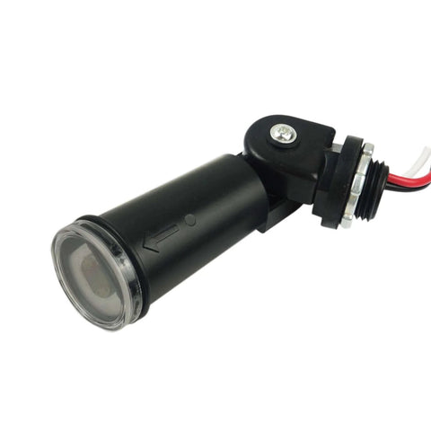 2 Pack AC 120V Outdoor Photocell Light Sensors Auto Dusk To Dawn On Off Switches With Swivel Mount Photoelectric Sensor