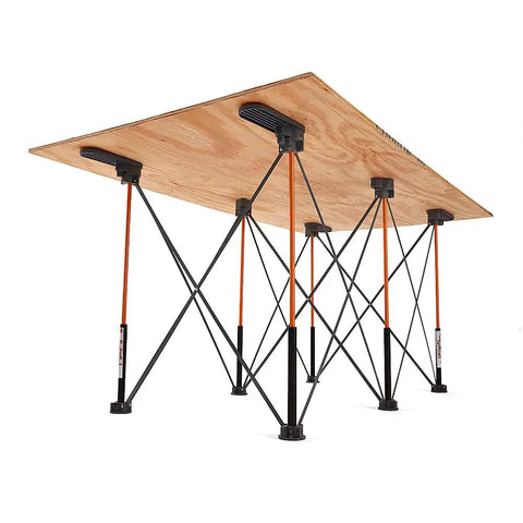 Wide Panel Supports for Centipede Workbench Accessory, Keeps Your Material Secure While Cutting, attached to work stand with board