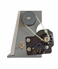 Side view of Pedal Type Electronic Winding Machine 220V 500-4000 RPM Foot Switch Coil Winder, showing motor and belt mechanism.