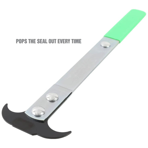 Dual Tip Seal Removal Tool For Any Seal Size Easy No Hassle Seal Extractor With Sharp Tips shown with green handle