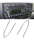 2 Piece Car Radio Removal Pry Tool Set With V Shaped Stainless Steel Release Tools For Auto Stereo Dash Disassembly