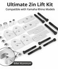 Two Inch Lift Kit For ATV Billet Aluminum Accessory Aircraft Grade Material Easy Installation Off Road Performance Enhancement