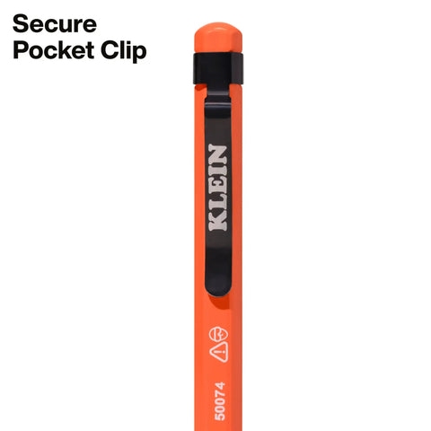 Two Pack Pipe Reamer Pen Set for PVC and Metal Conduit Deburring Tool with secure pocket clip visible