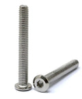 Two Ten Pack 5/16-18 By 2-1/2 Inch Stainless Steel 304 Hex Socket Flat Head Cap Screws Bolts For Furniture Bright Finish