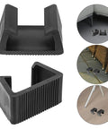4 Pack Outdoor Furniture Clips Set For Sectional Sofas Plastic Patio Fasteners with close-up on black connectors