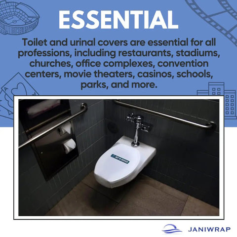 Not In Service Toilet And Urinal Covers Kit With 32 20x28 Self Adhesive Sheets Grey Not In Service Labels Safety Knife Residue Free Removal Sanitary Odor Blocking Seal For Pro Grade Decommissioning