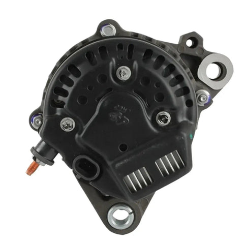 Beefed-Up Marine Alternator Replacement For Select Outboard Engines ATG12907 black alloy exterior close-up view